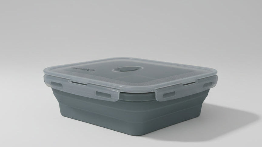 Opvouwbaar siliconen bakje Grijs